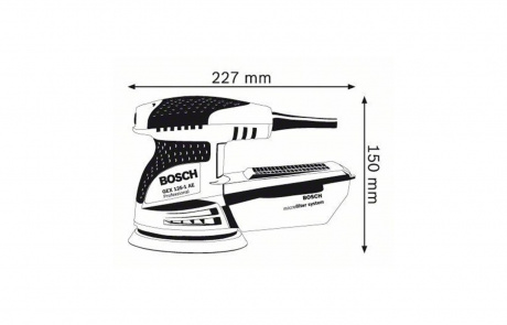 Купить ОШМ BOSCH GEX 125-1 AЕ     0.601.387.500 фото №5