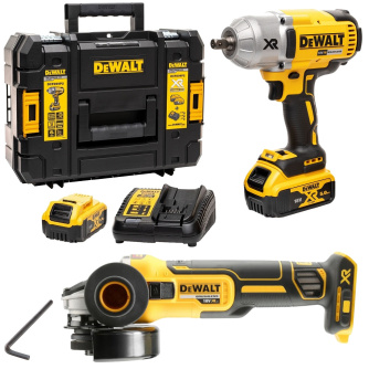 Купить Гайковерт аккумуляторный DEWALT  DСF 899 P2 + УШМ аккумуляторная DEWALT DCG 405 N фото №1